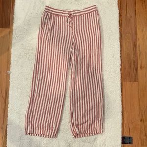 Pink/white Old navy palazzo pants